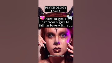 how to get a capricorn girl to fall in love with you 🐐💖 #capricorngirl #psychologyfacts #shorts