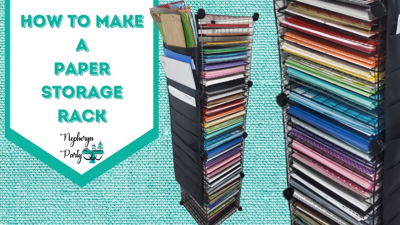 🌟🤩Make Your Own EASY 12 x 12 Paper Storage!🌟😍 