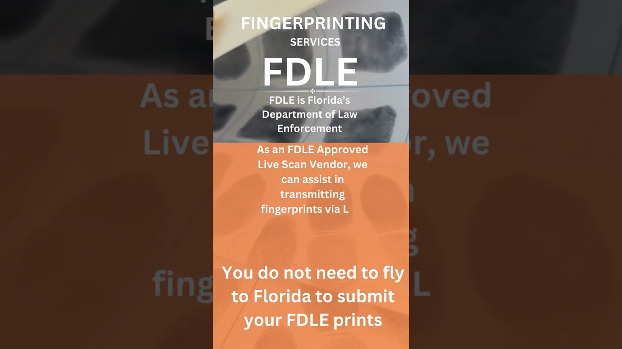 FDLE is Florida’s Department of Law Enforcement | Inkroll Mobile Fingerprint Services
