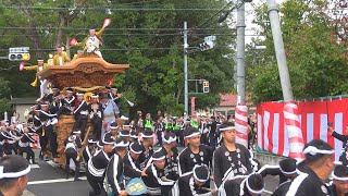 2025.10.18 堺市 八田荘だんじり祭 本宮 宮出 やりまわし 令和七年十月