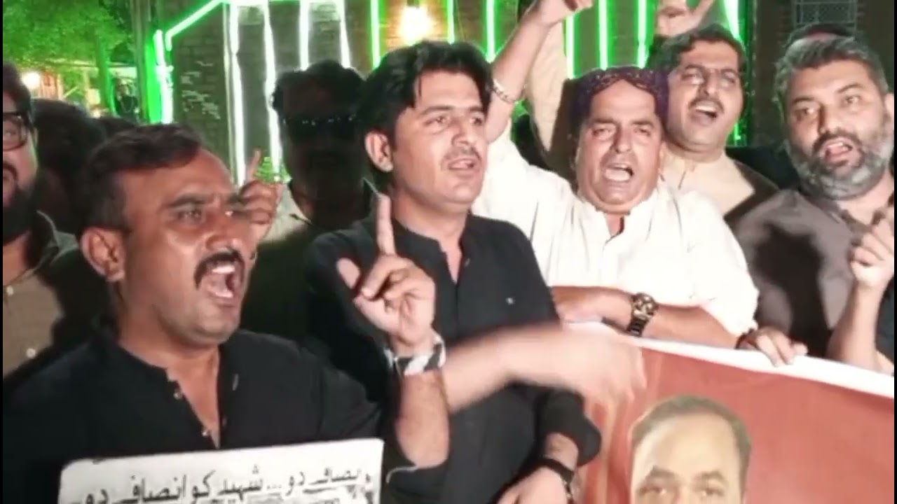 On the second anniversary of martyred journalist Jan Muhammad Mahar, a rally was held, photagz 