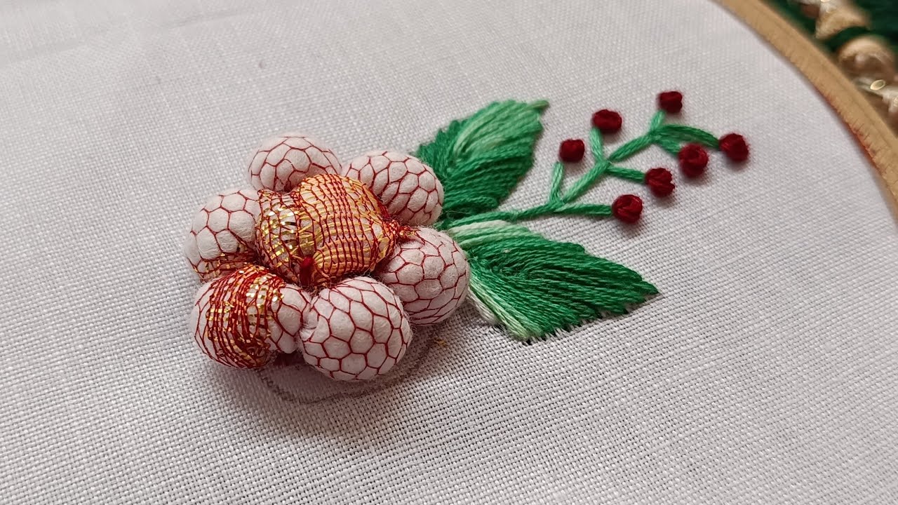 Amazing Flower Embroidery Design 🌸 