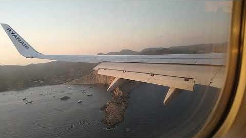 | RYANAIR B737 | Real HARD LANDING! | Stansted-Ibiza