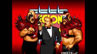 Beat Legion of Doom using LOD Hawk and Animal WWF Wrestlefest Arcade Longplay