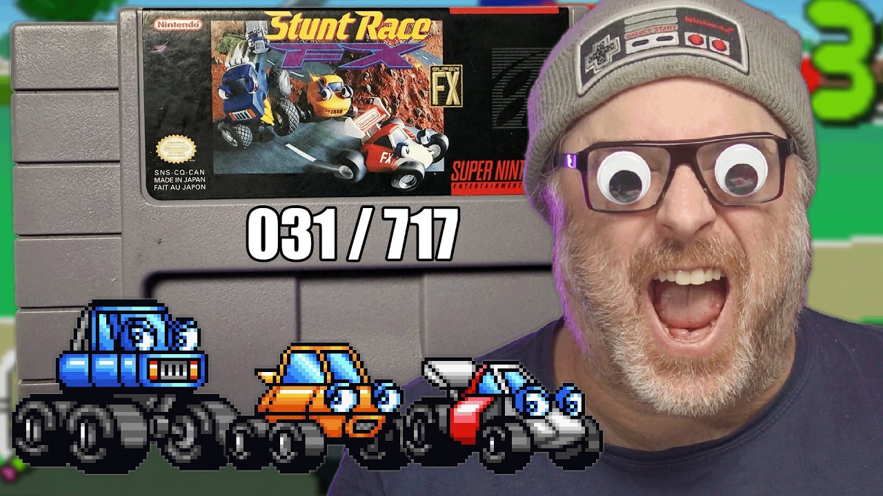 Le jeu SNES le plus lent… mais fascinant – Stunt Race FX – 031/717