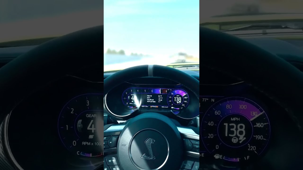 DOING 200 MPH IN A MUSTANG GT500 