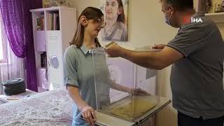 Dünyanın En Uzun Boylu Kadını Rumeysa Gelgi Oyunu Evinde Kullandı