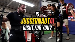Comparing JuggernautAI Programs for Different Lifters
