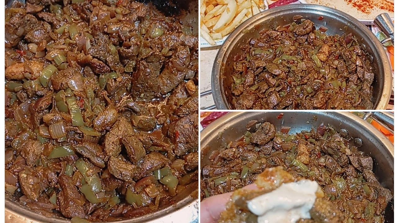 طاسه الكبده اللي ريحتها جايبه اخر الشارع🔥انسي انك تتبليها في 5دقايق هتحضريه🔥