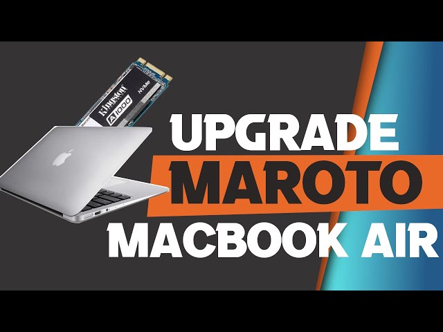 Dicas Apple: Upgrade MacBook Air A1466 Armazenamento SSD PCIe NVMe