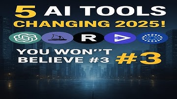 5 AI Tools Changing the World in 2025