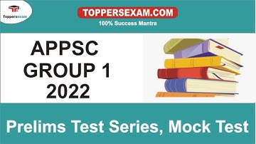 APPSC GROUP 1 Prelims Test Series, APPSC Mock Test 2022, Printed Material, Latest Exam Pattern