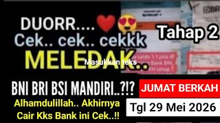 YESS ASLI BARU CAIR CAIRR LAGI.. PENCAIRAN PKH PLUS BPNT TAHAP 2 KKS BANK INI CEK YA