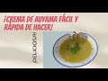 ¡Crema de auyama fácil y rápida de hacer!