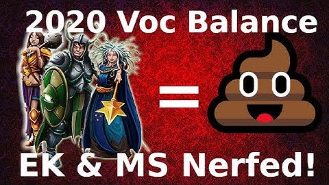 Tibia Vocation Balancing Overview and Opinion - October 2020