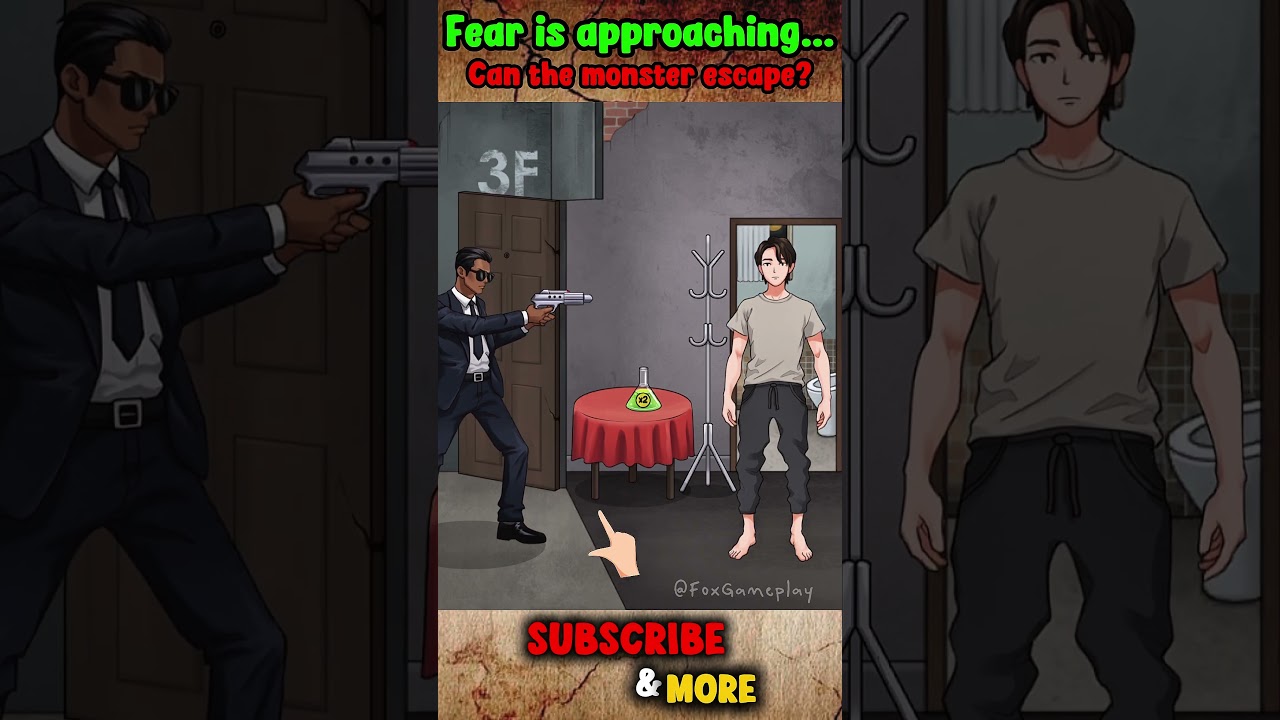 😡Danger is coming....Can the monster escape? 