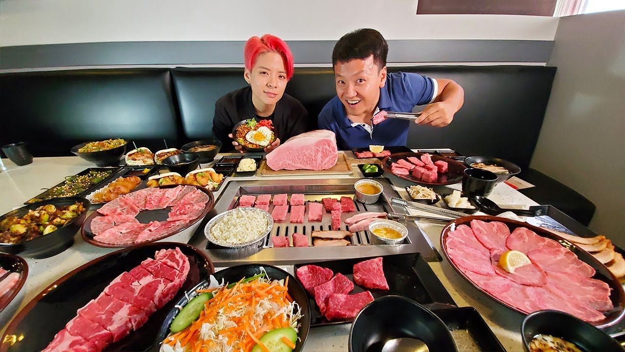 All You Can Eat JAPANESE STEAK BUFFET With Amber Liu | Strictly Dumpling