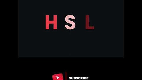 CSS RGB vs HSL - CSS Tutorial #Shorts #Romeo