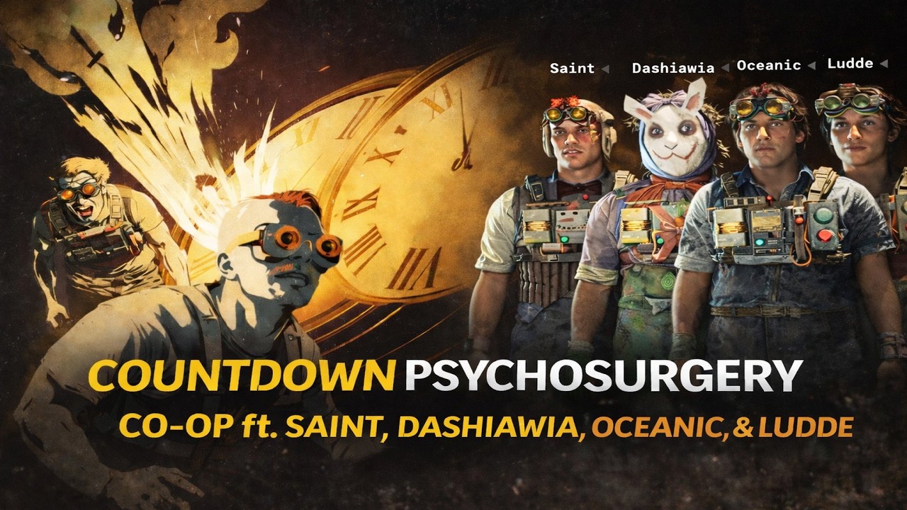 The Outlast Trials - Live Stream - Countdown - Psychosurgery - All Trials - Co-op Runs With Friends