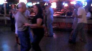 Dancing to George Jones Music at the Broken Spoke in Austin.