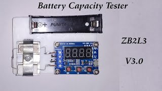ZB2L3 V-3.0 l Battery Capacity Tester l Li-ion, LIFEPO4 Battery mah finder l Actual Capacity Tester