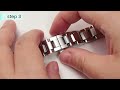 Watch bandstrap replacement：Button release watch straps