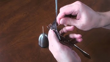 Balancing Forks on the Tip of a Toothpick Trick