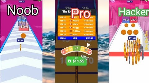 NOOB vs PRO vs HACKER vs God  Money Run 3D With Oggy And Jack || Rock Indina Gamer