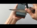 How to sharpen scissors