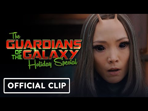 The guardians of the galaxy holiday special - official 'christmas gift' clip (2022) kevin bacon