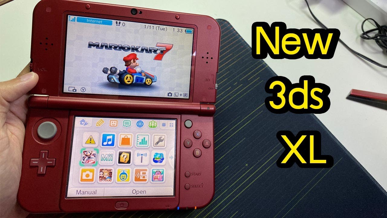 [ขาย]New 3ds XL + Mario kart 7 สภาพเน้นใช้งาน [JBOsXTech]