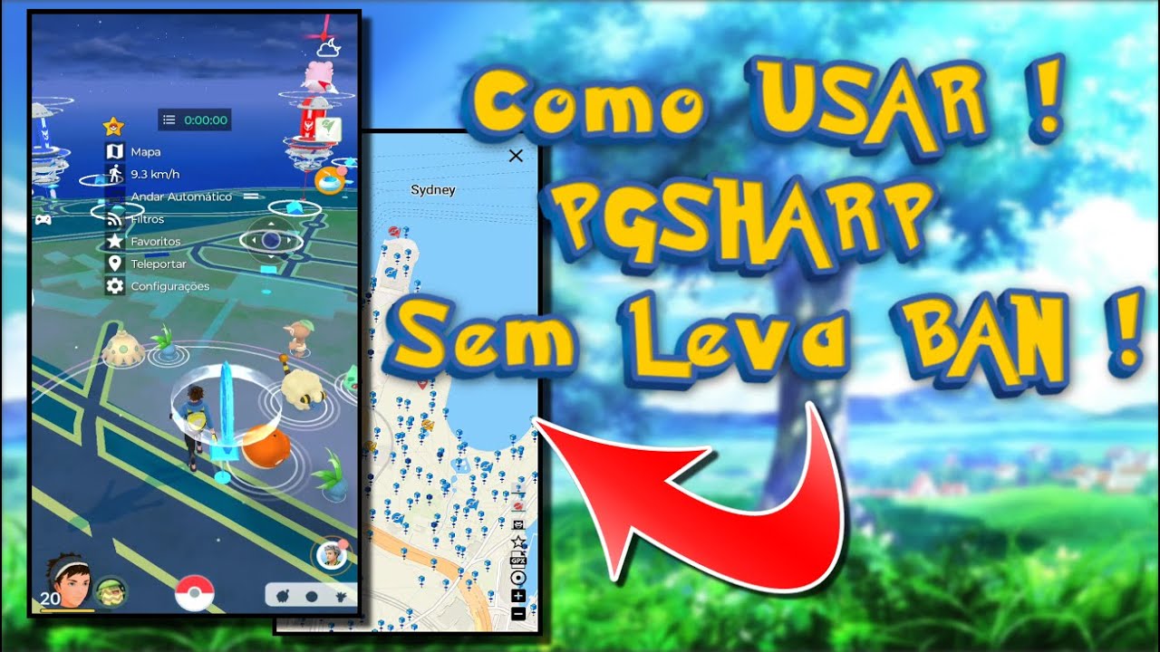 COMO USAR PGSHARP SEM RECEBER BANIMENTO | POKEMON GO MOD SEM BAN !