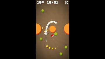 Snake on a String (by Dunderbit) - arcade game for android - gameplay.