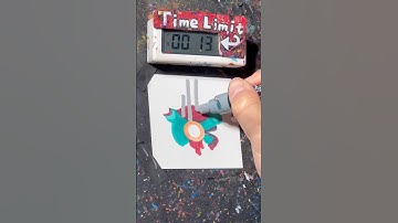 【ASMR】Drawing Sky Phase5 in 40 Sec