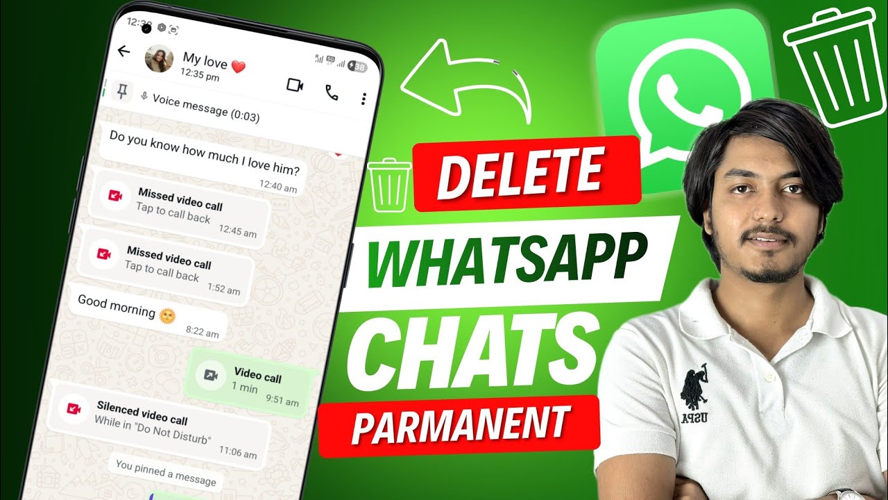 How To Delete WhatsApp chat history permanently | WhatsApp chat permanently delete kaise kare | 