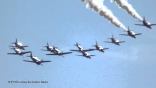 Eagle Squadron and Red Arrows Flypast - Duxford 26th May 2013