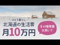 【冬の北海道の生活費/ひとり暮らし】移住体験で知った冬の光熱費とその他費用について/月10万円生活！