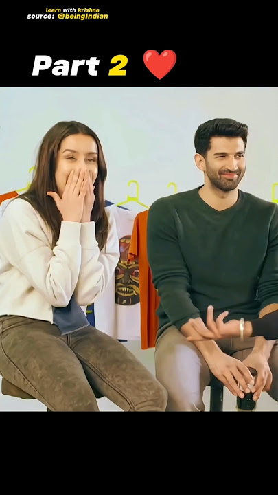 Aditya Roy Kapur 🥵 & Shraddha Kapoor's Play's Completed The Words Game Challenge | Cute Moments
