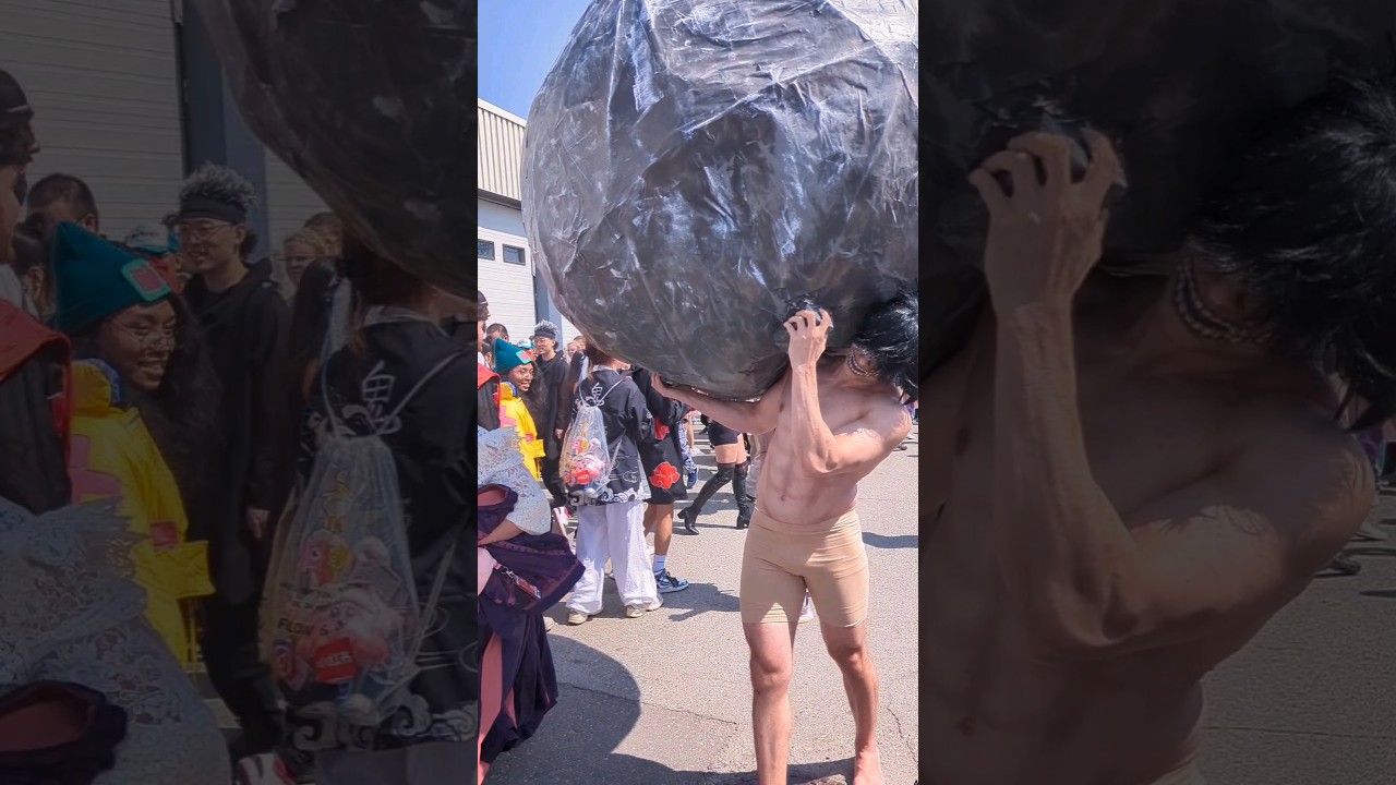 Titan Eren Yaeger cosplay from Attack on Titan 