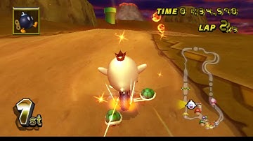 Mario Kart Wii but with an Xbox 360 controller