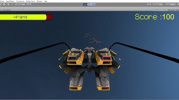 Unity 中学生自作 スペースシューティングゲーム