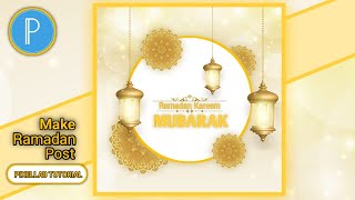 How to create a  very good Ramadan poster design in pixallab / pixallab tutorial screenshot 3