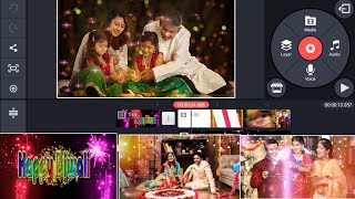 Happy Diwali Video Editing | Kinemaster Video Editing | Diwali Status Editing | Best Diwali Status screenshot 5