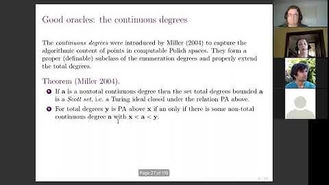 PA relative to an enumeration oracle - Mariya Soskova (UW Madison)