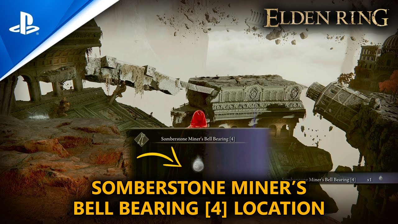 ELDEN RING Somberstone Miner's Bell Bearing [4] Location YouTube