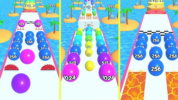 2048 Runner Balls - All Levels Gameplay Walkthrough iOS & Android