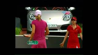 Tennis: WTA-Turnier Stuttgart 2010 Viertelfinale Jankovic-Henin