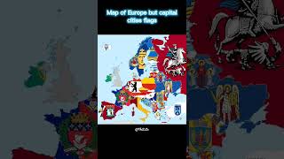 Map of Europe but flags are capital cities | #shorts #europa screenshot 4