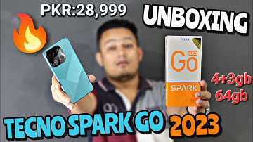Tecno Spark Go 2023 unboxing & Price in Pakistan Quick Review ⚡️⚡️Kamal ka design hy 💯