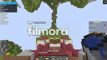 Minecraft Skywars Hacking #1 (cubecraft)